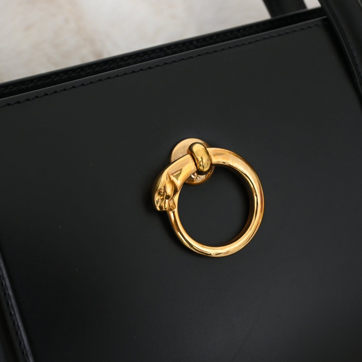 Cartier Panthère Vintage Box Leather Tote