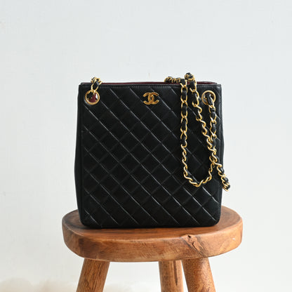 Chanel Chain Mini Tote Lambskin