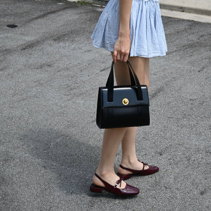 Celine Vintage Star Ball Calf Leather Handbag