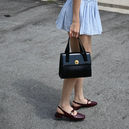 Celine Vintage Star Ball Calf Leather Handbag