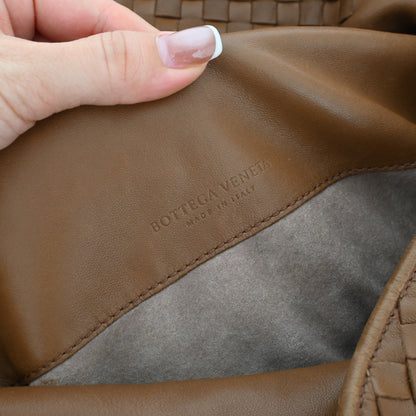 Bottega Veneta Intrecciato Hobo Double Flap Bag