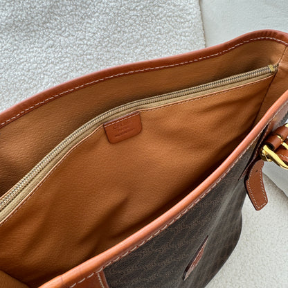 Celine Brown Macadam Triomphe Tote