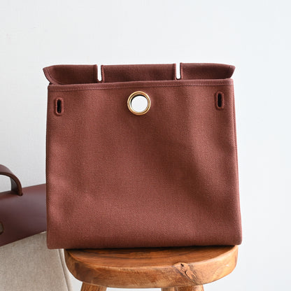 Hermès Toile Ale Bag Ad MM  □E: 2001