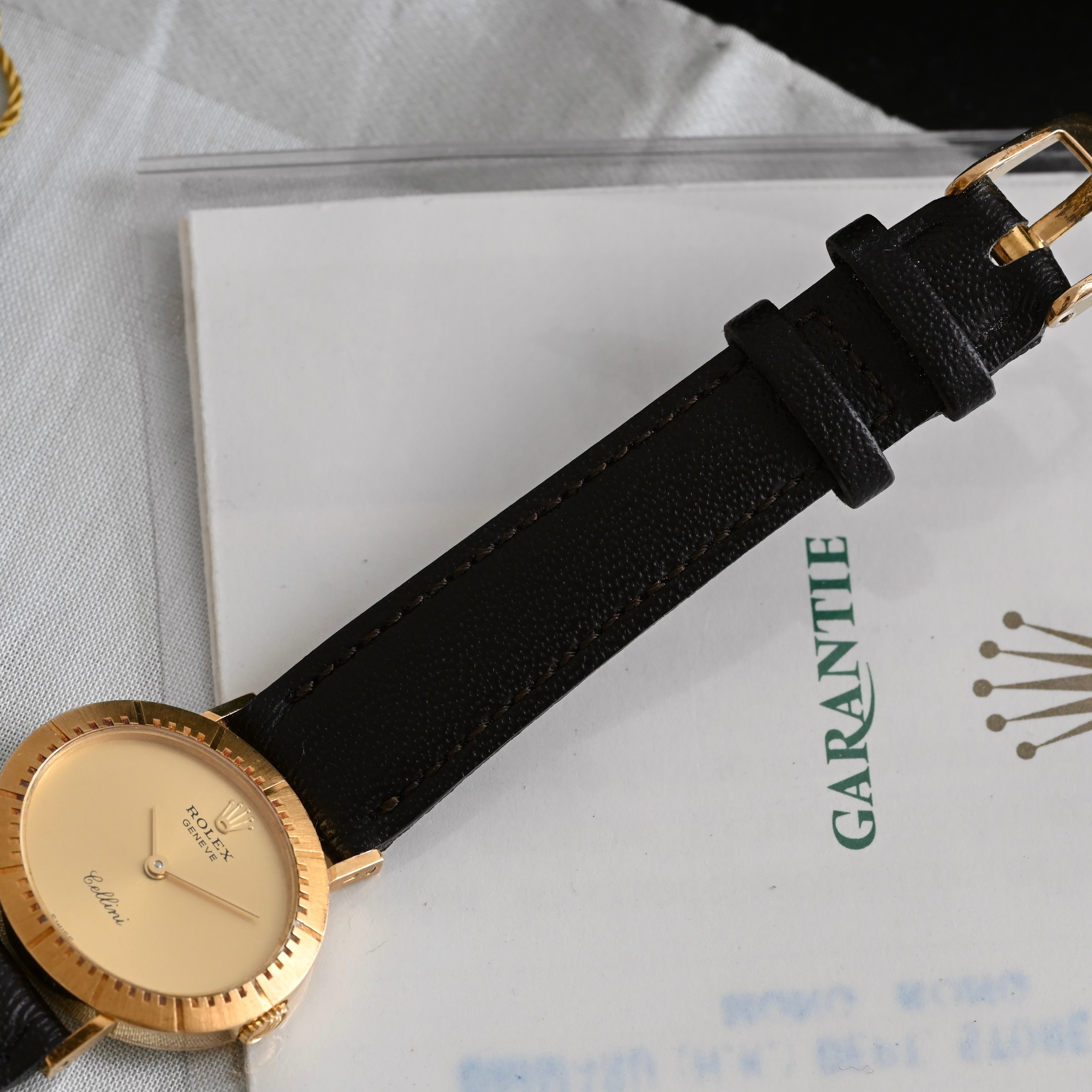 Rolex Cellini 4081 18K Yellow Gold - Leluxe Vintage Sdn. Bhd.