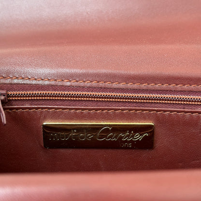 Must de Cartier Messenger Bag in Bordeaux