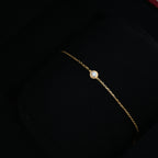 Cartier D'Amour Bracelet with 1P 0.04 carat Diamond 18K PG Mini Model - Leluxe Vintage Sdn. Bhd.