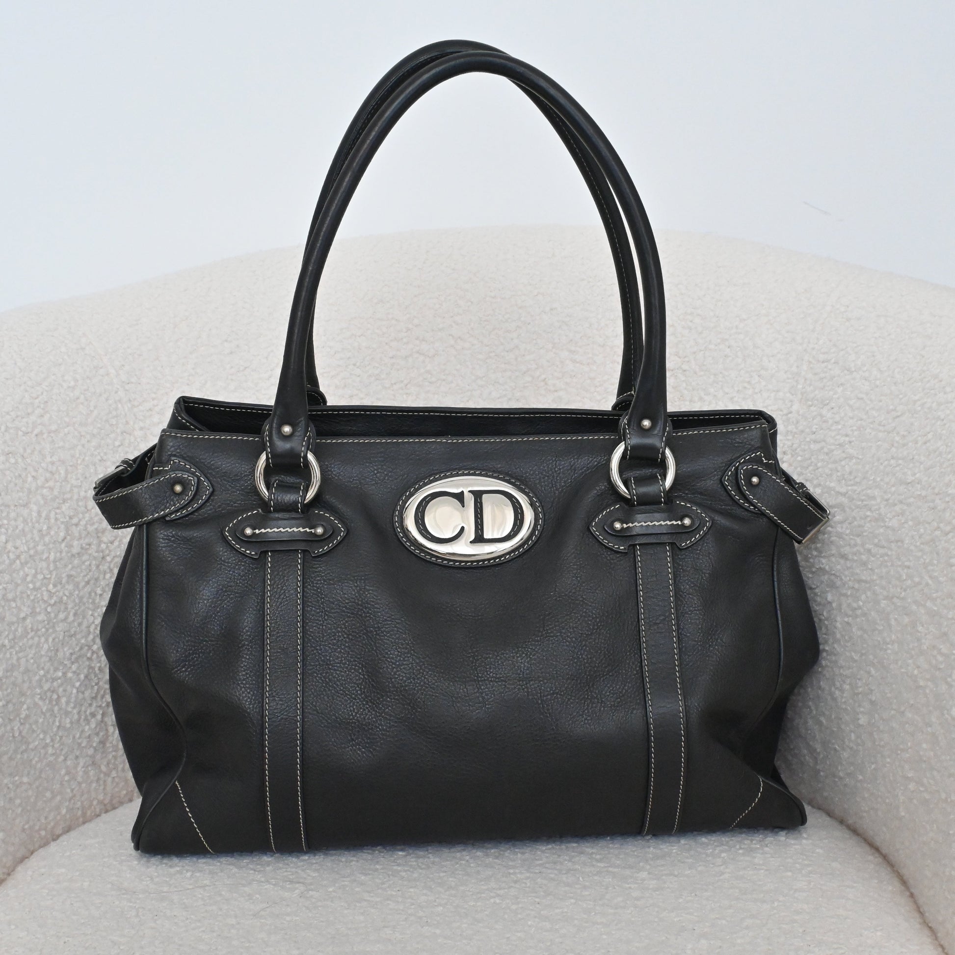 Christian Dior Germain Medium Satchel 2006s - Leluxe Vintage Sdn. Bhd.