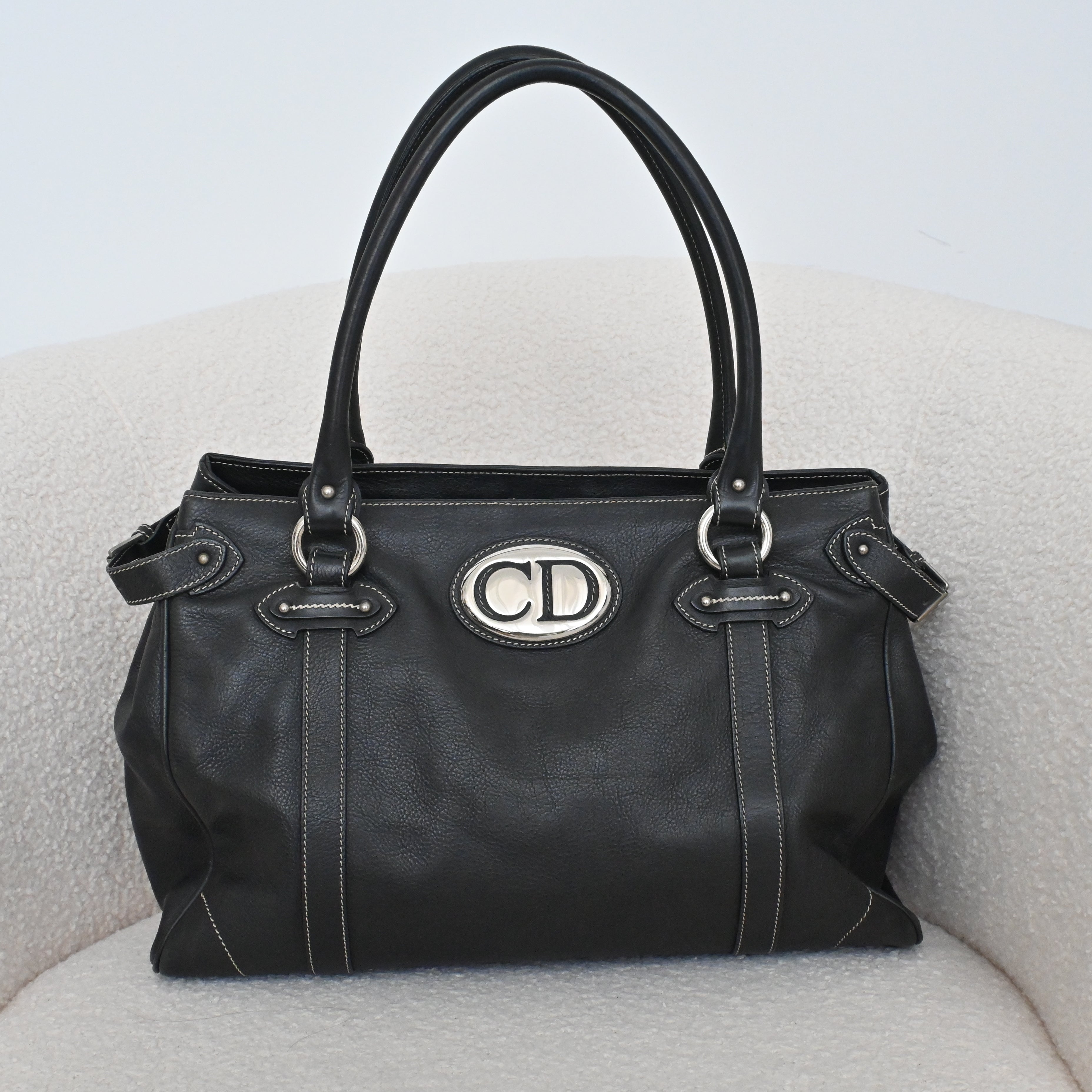 Christian Dior Germain Medium Satchel 2006s - Leluxe Vintage Sdn. Bhd.
