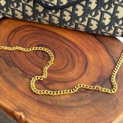 Dior Vintage Monogram Chain Shoulder Bag