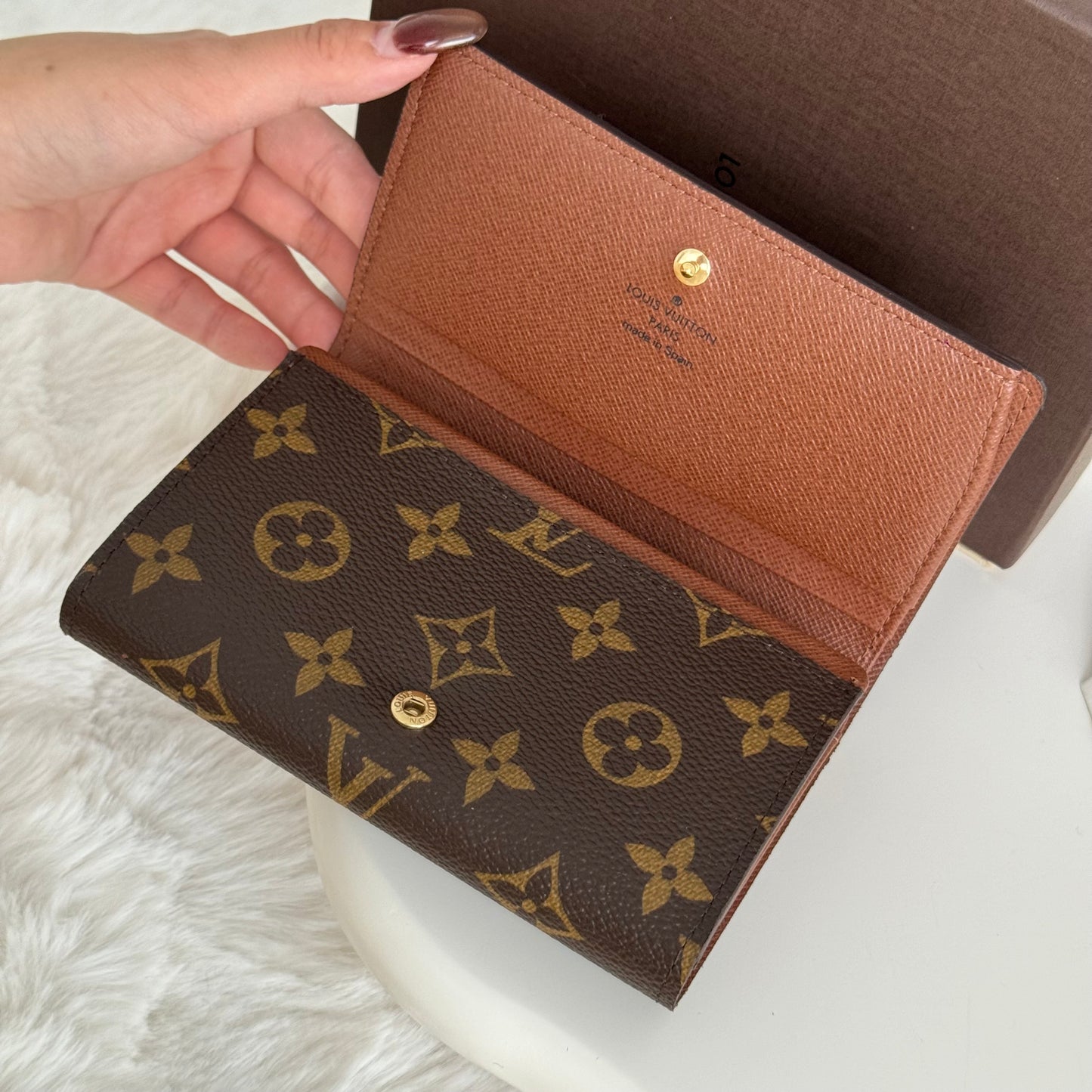 Louis Vuitton Porte Monnaie Billets Tresor Wallet Monogram