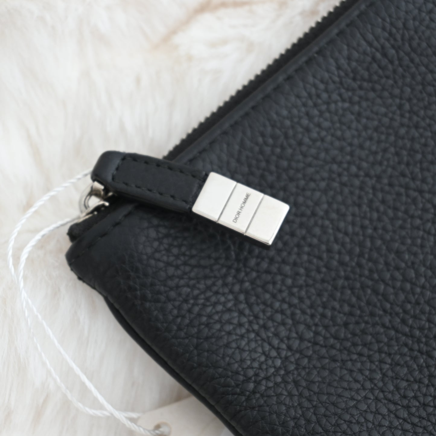 Dior Black Leather Small Pouch - Leluxe Vintage Sdn. Bhd.
