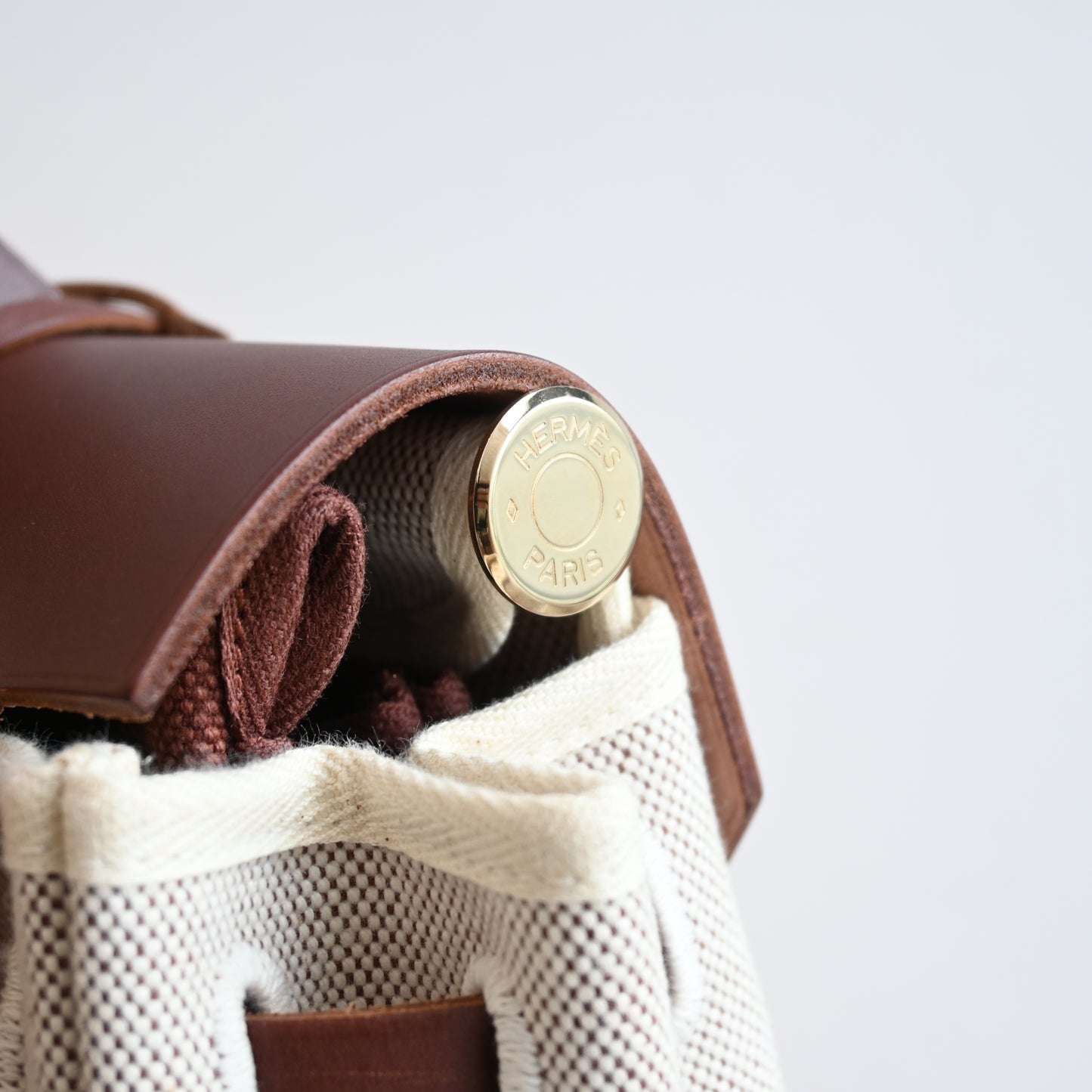 Hermès Toile Ale Bag Ad MM  □E: 2001