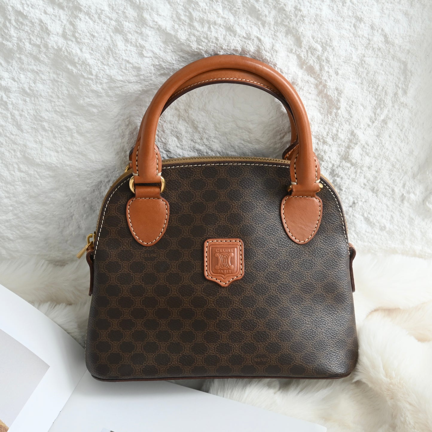 Celine Mini Alma Triomphe Bag