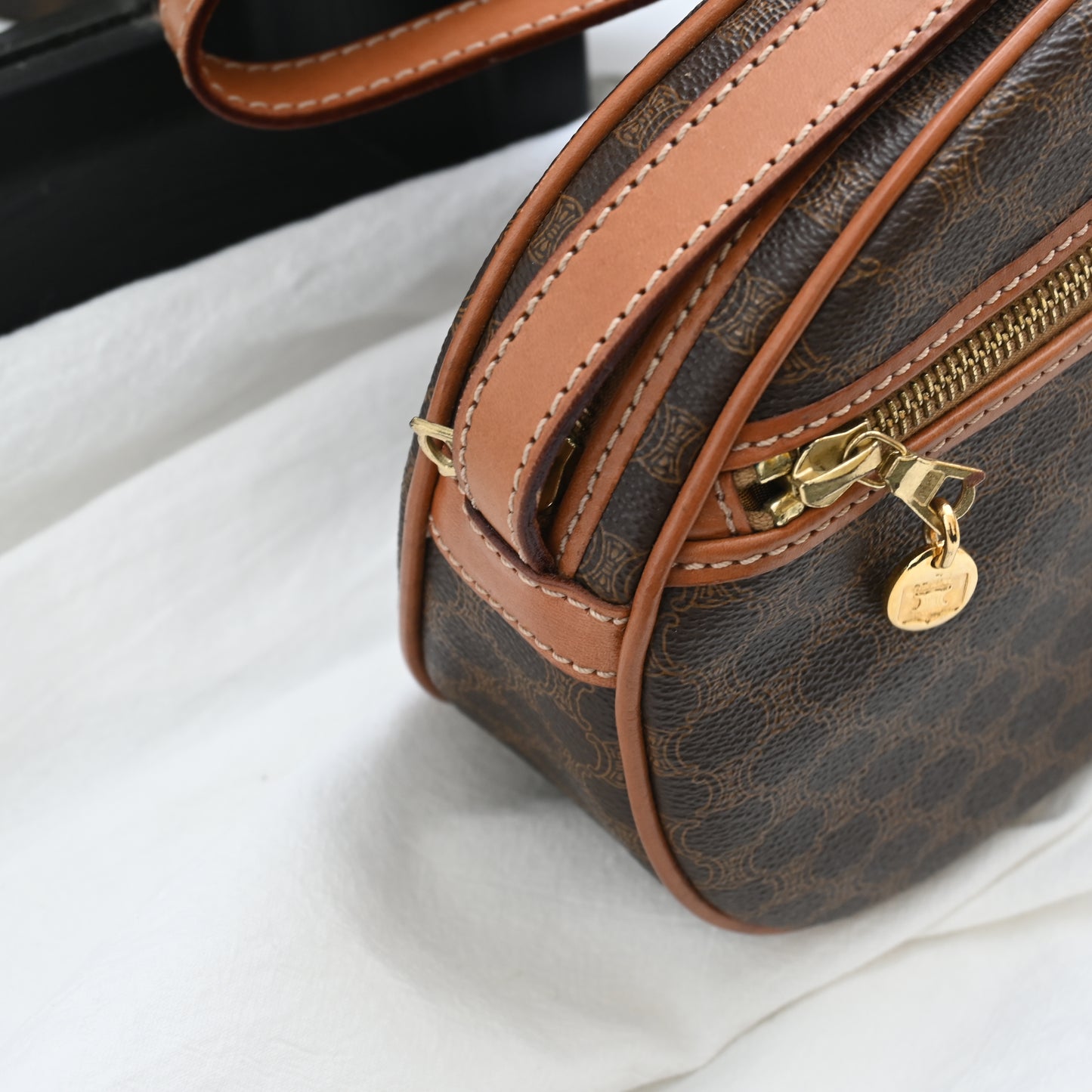 Celine Triomphe Macadam Crossbody Bag