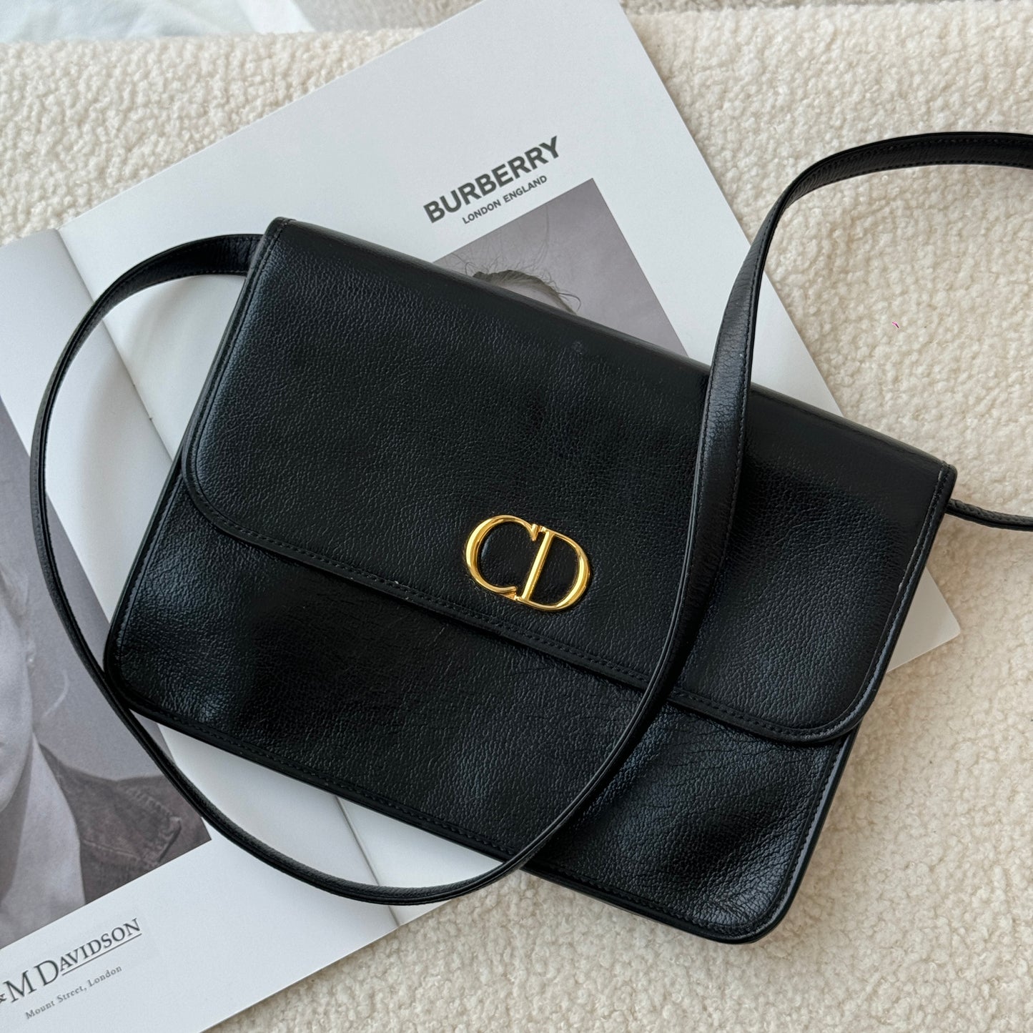 Dior CD Black Shoulder Bag