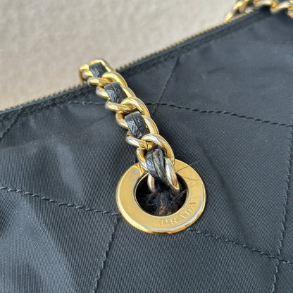 Prada Nylon Chain Shoulder Bag