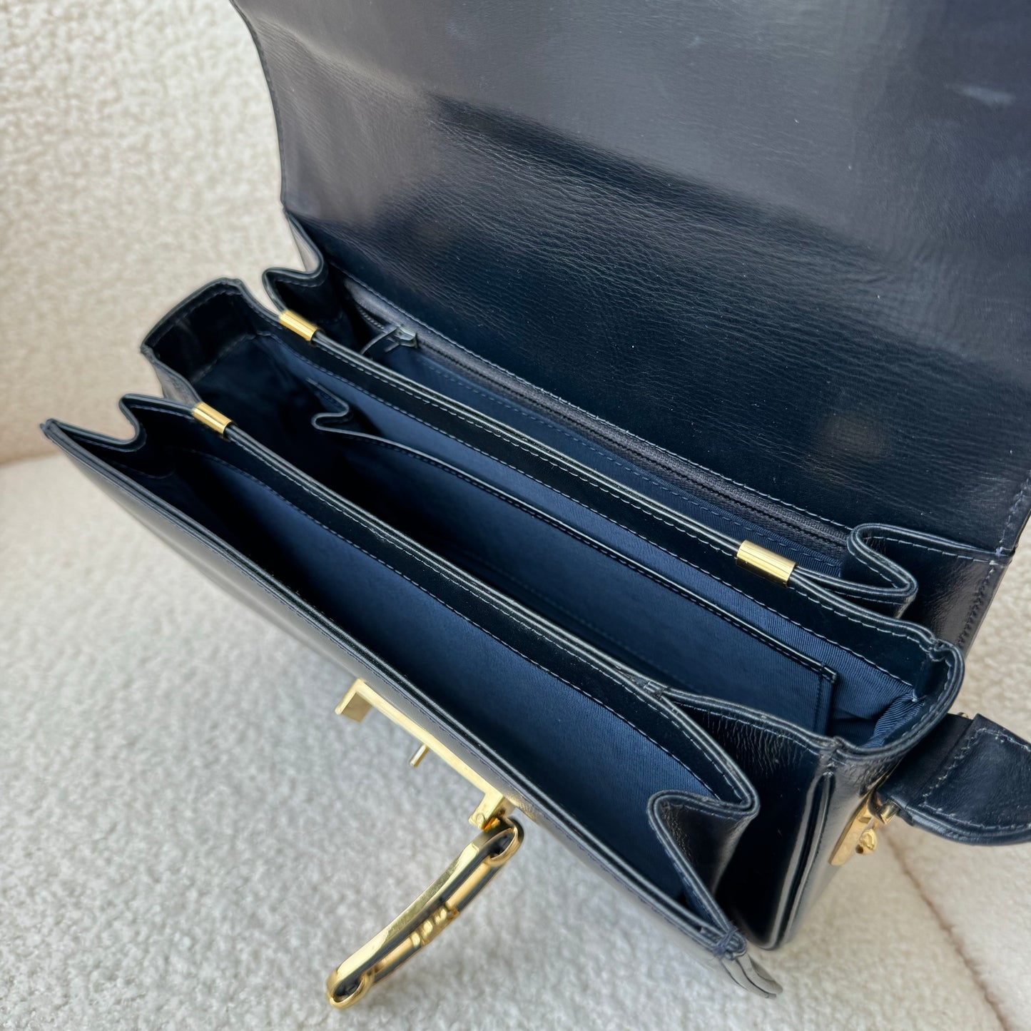 Celine Triomphe Bag in Navy