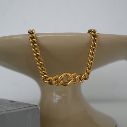 Christian Dior Textured Chain Necklace