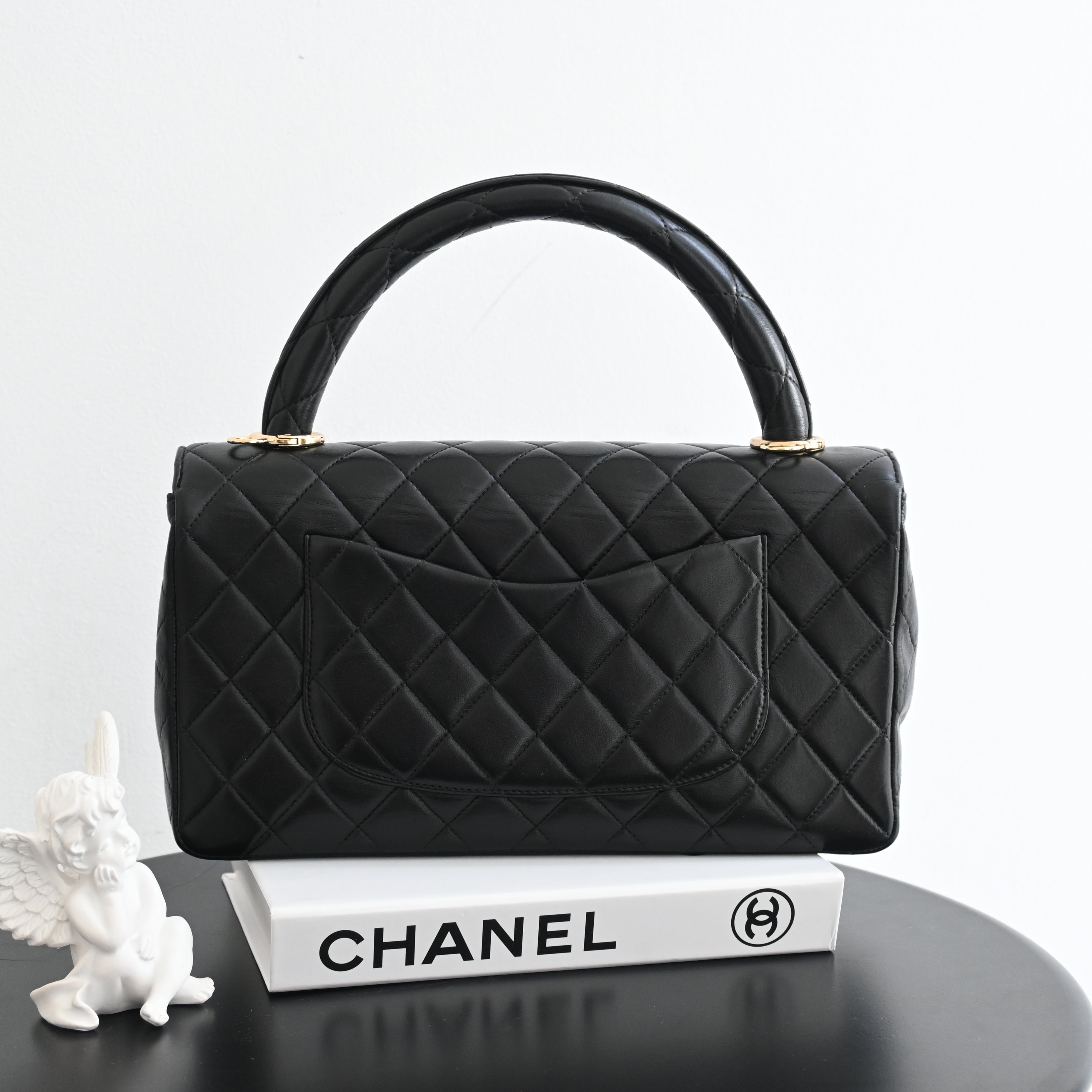 Chanel Top Handle Kelly Parent Flap Bag - Leluxe Vintage Sdn. Bhd.