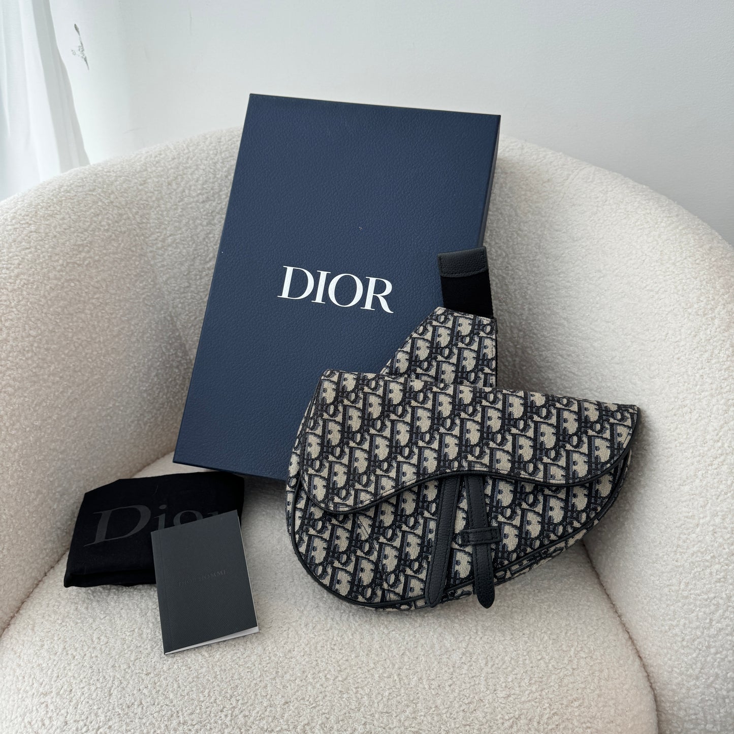 Dior Jacquard Oblique Saddle