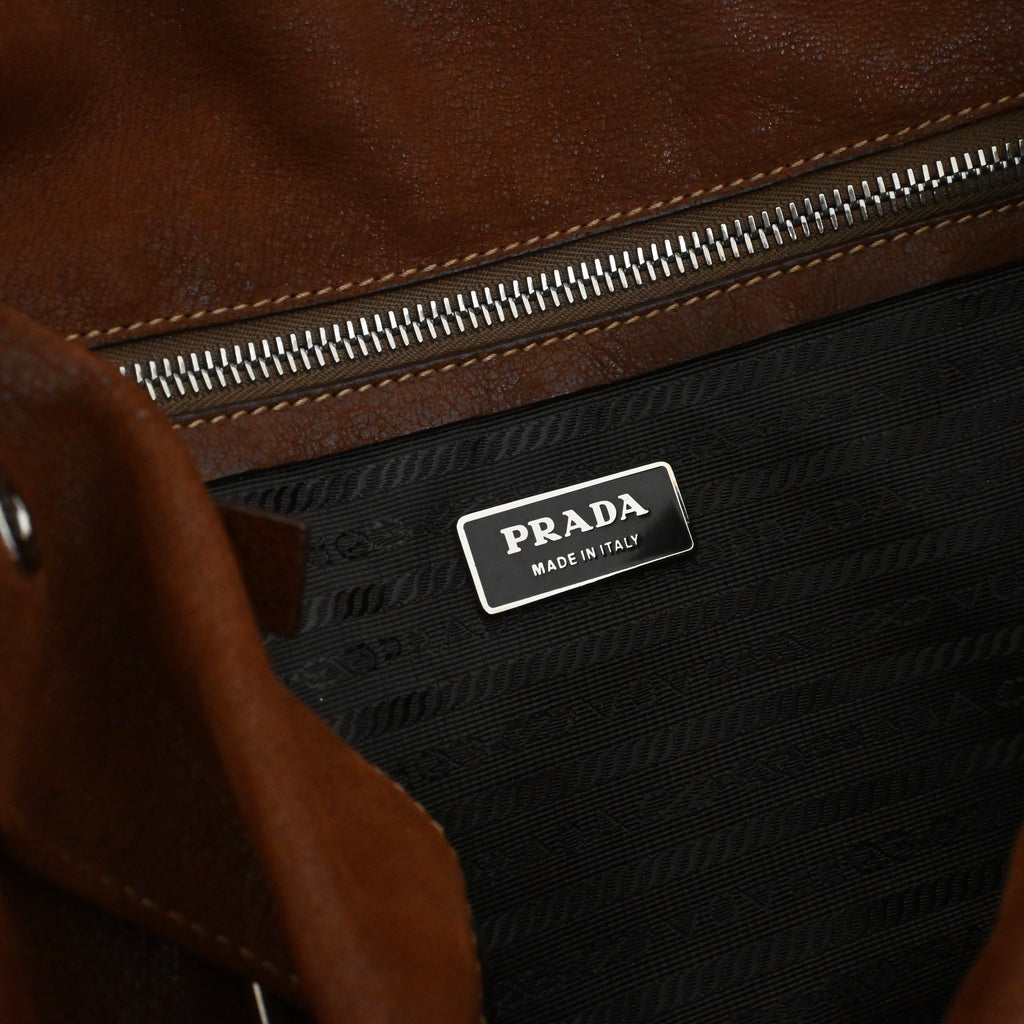 Prada Antic Easy Barrel Shoulder Bag