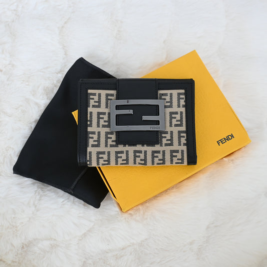 Fendi Zucchino Bi-fold Wallet