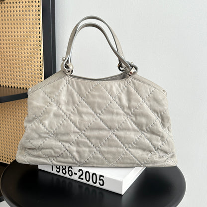 Chanel CC Quilted Wild Stitch Sea Hit Tote