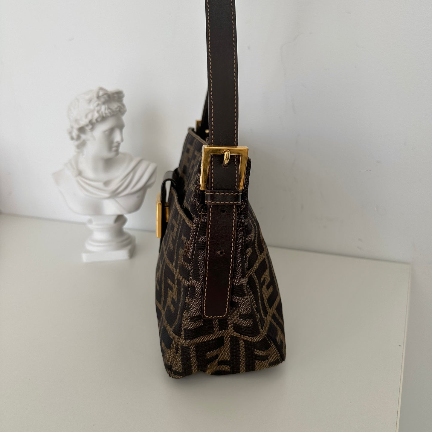 Fendi Zucca Monogram Shoulder Bag