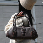 Loewe Senda Brown Leather Handbag