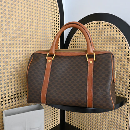 Celine Boston in Triomphe Monogram