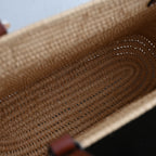 Loewe Anagram Small Square Basket Bag in Raffia - Leluxe Vintage Sdn. Bhd.