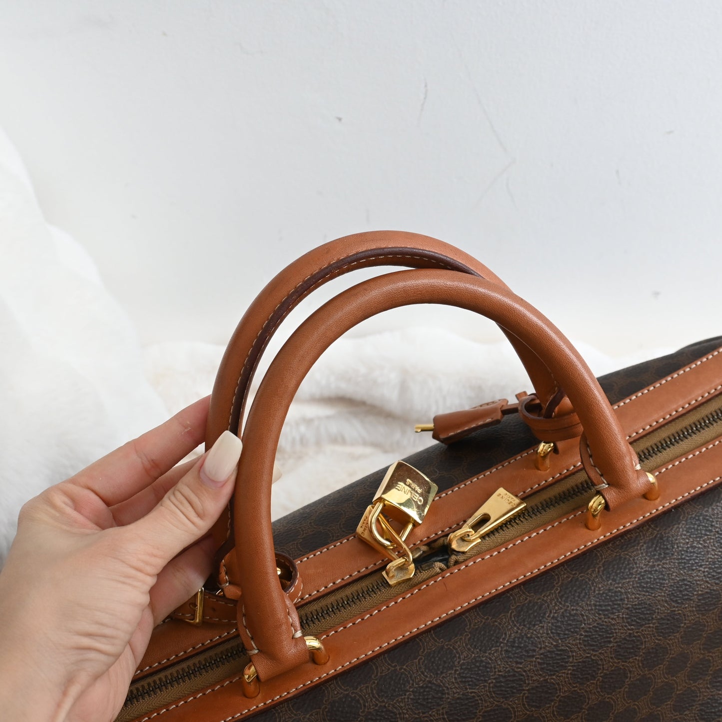 Celine Macadam Monogram Doctor's Bag Duffle