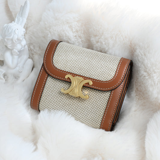 Celine Small Flap Triomphe Wallet
