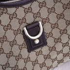 Gucci Abbey Canvas D Ring Hobo Bag - Leluxe Vintage Sdn. Bhd.
