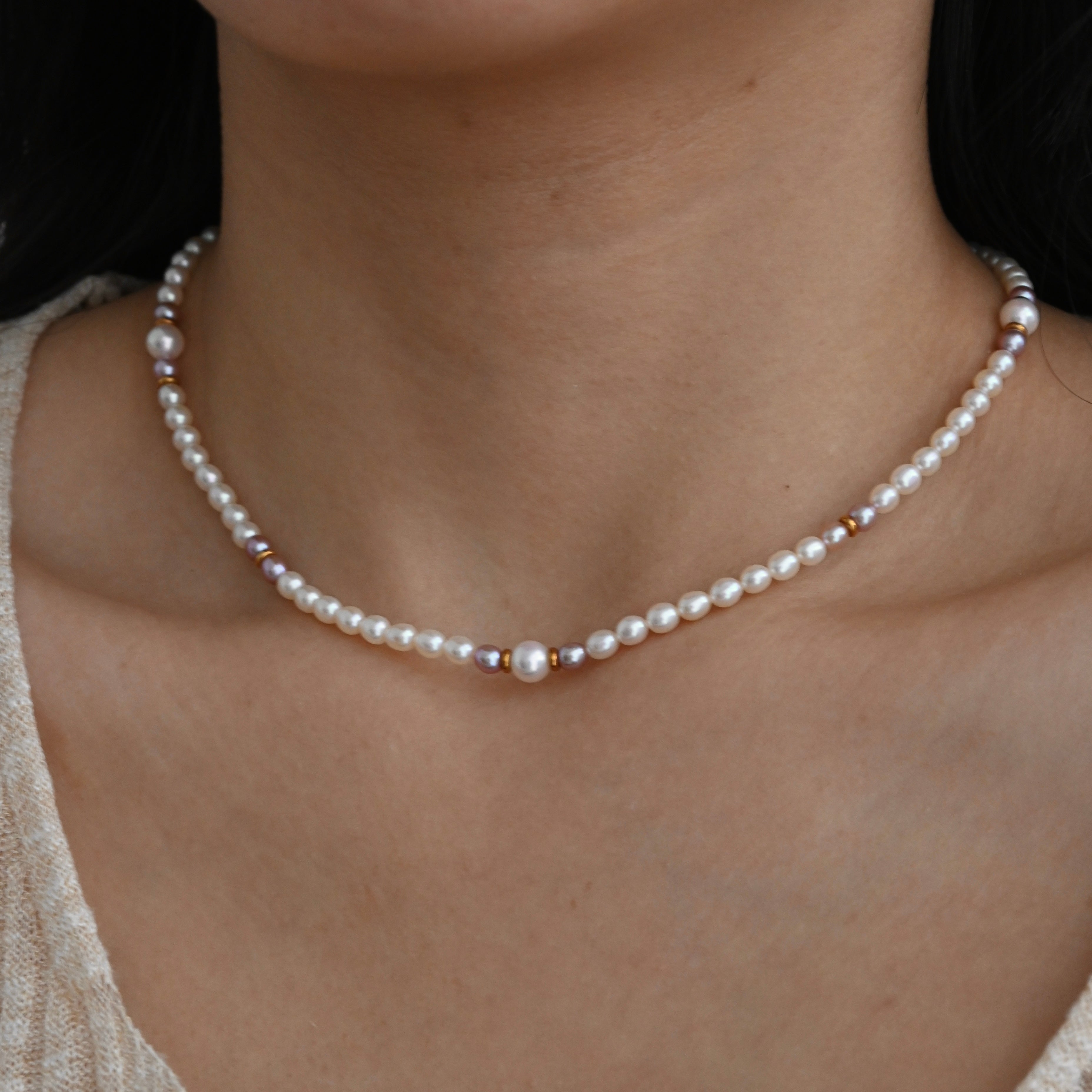TASAKI Pearl Chocker Necklace  18k YG