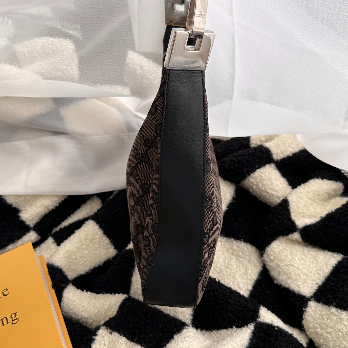 Gucci GG Canvas Small Black Hobo