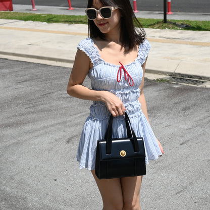 Celine Vintage Star Ball Calf Leather Handbag