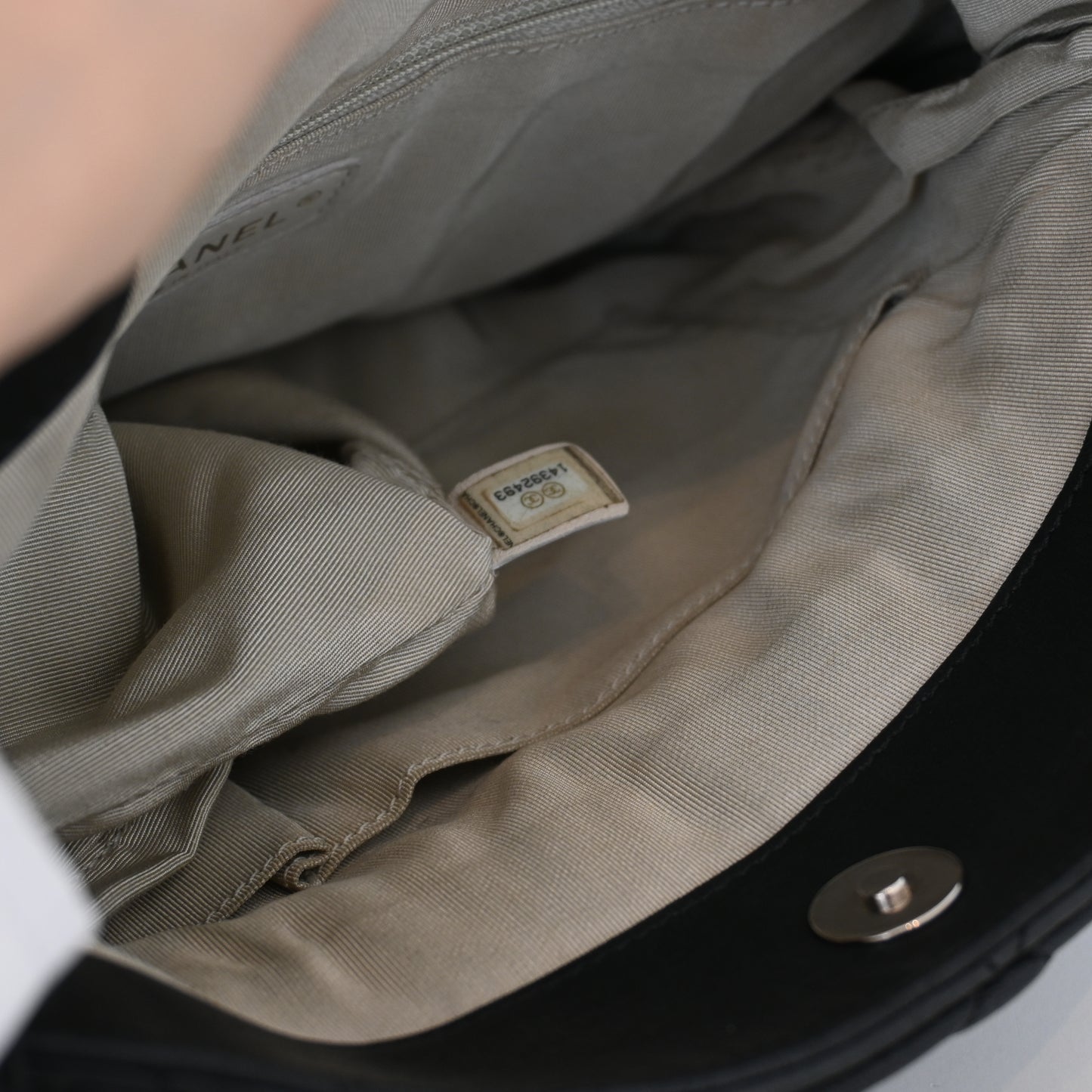 Chanel Chain Around Aged Calfksin Hobo SHW