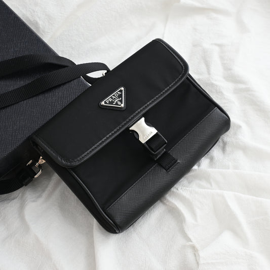 Prada Re-Nylon & Saffiano Leather Smartphone Case
