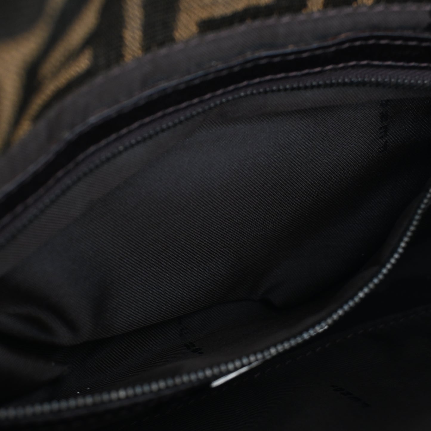 Fendi Zucca Mamma Baguette Shoulder Bag