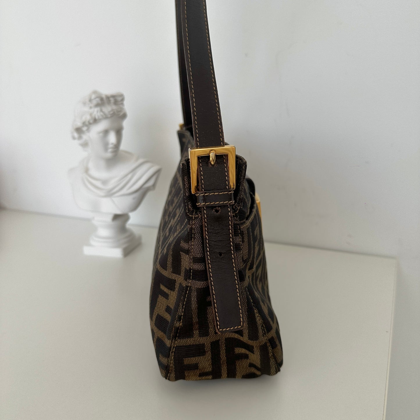 Fendi Zucca Monogram Shoulder Bag