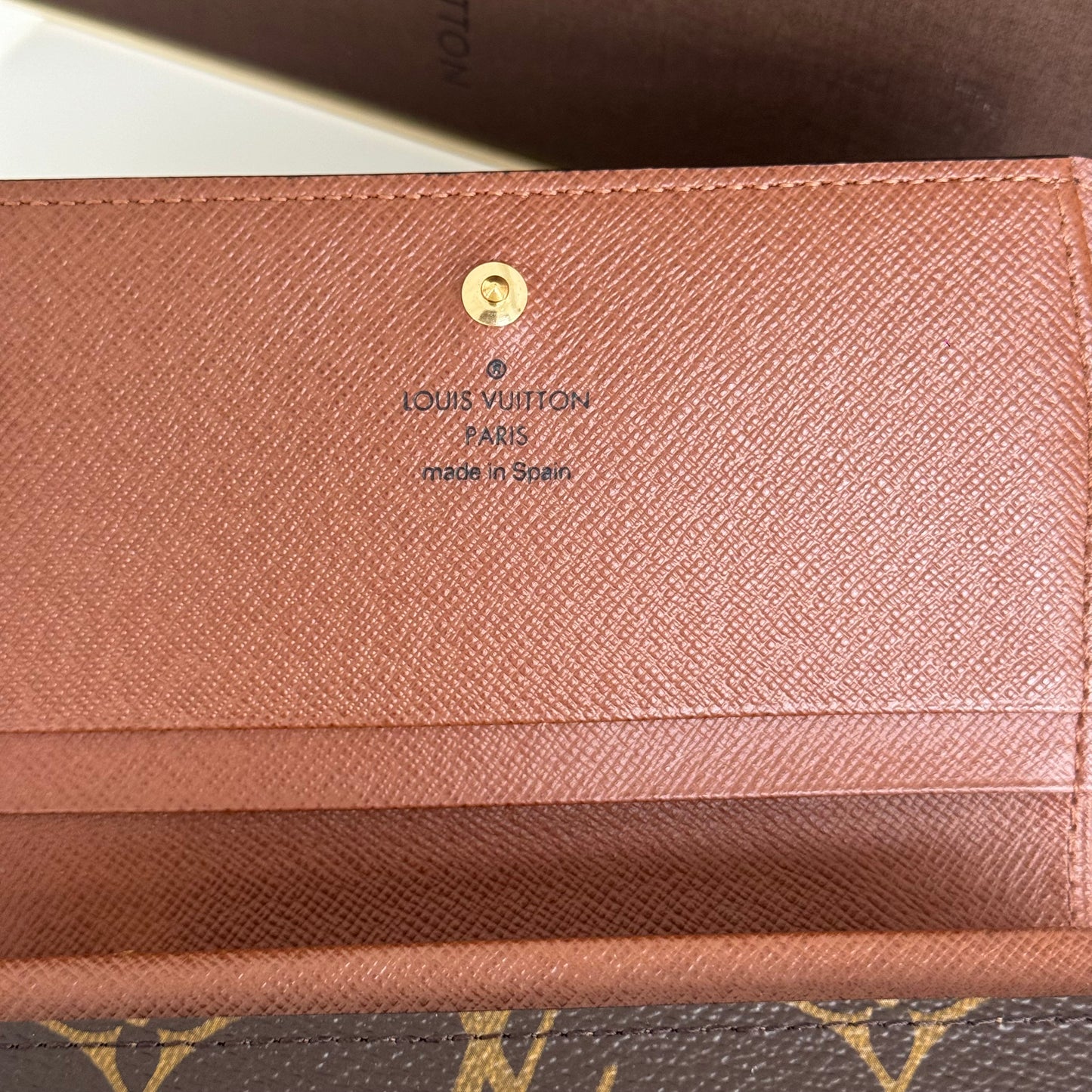 Louis Vuitton Porte Monnaie Billets Tresor Wallet Monogram