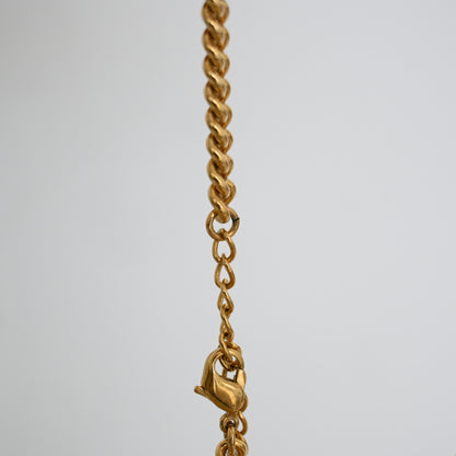 Christian Dior Textured Chain Necklace