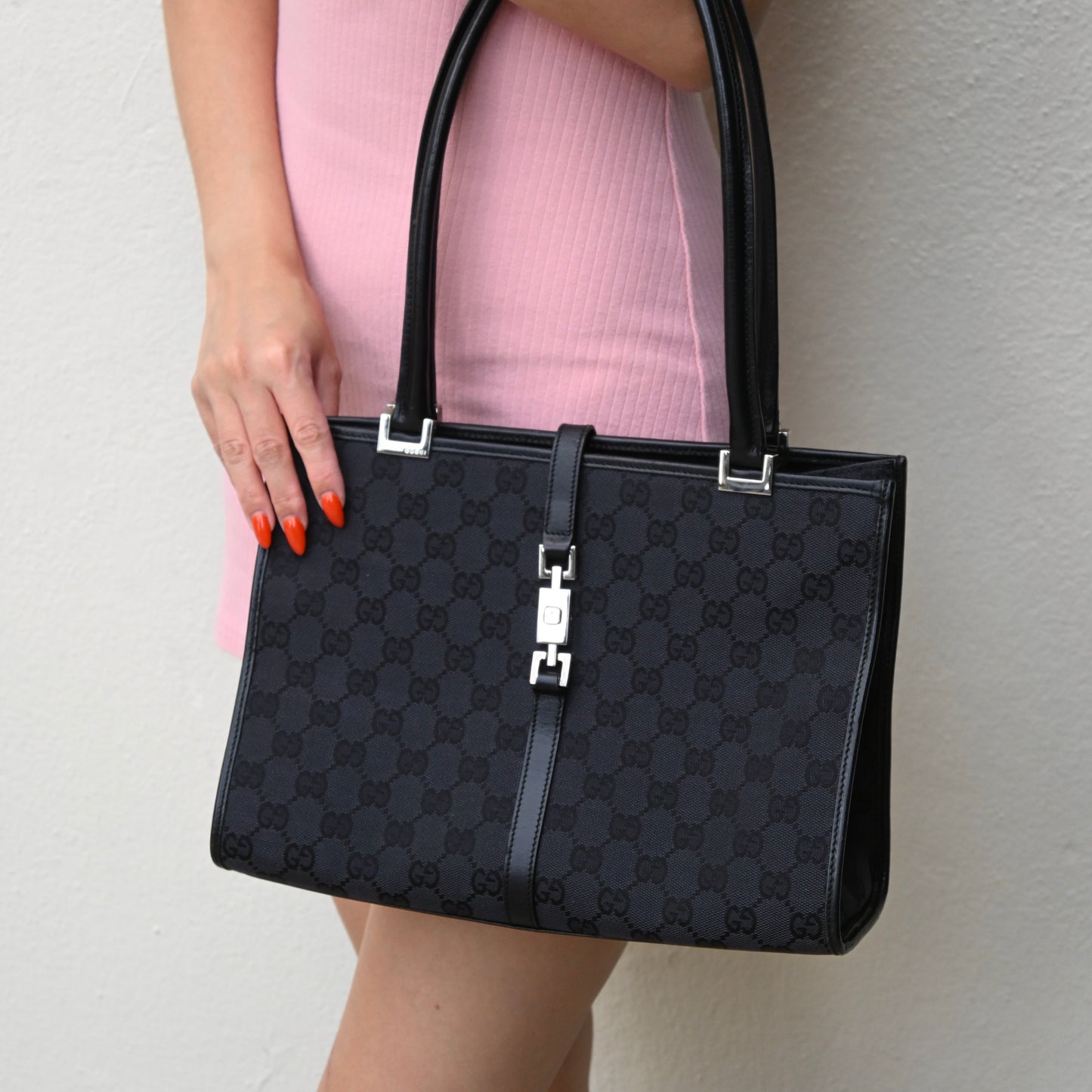 Gucci GG Jackie Canvas Tote