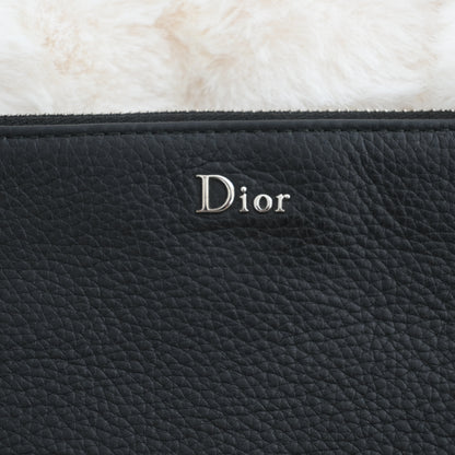 Dior Black Leather Small Pouch - Leluxe Vintage Sdn. Bhd.