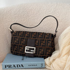 Fendi Zucca Mamma Baguette - Leluxe Vintage Sdn. Bhd.