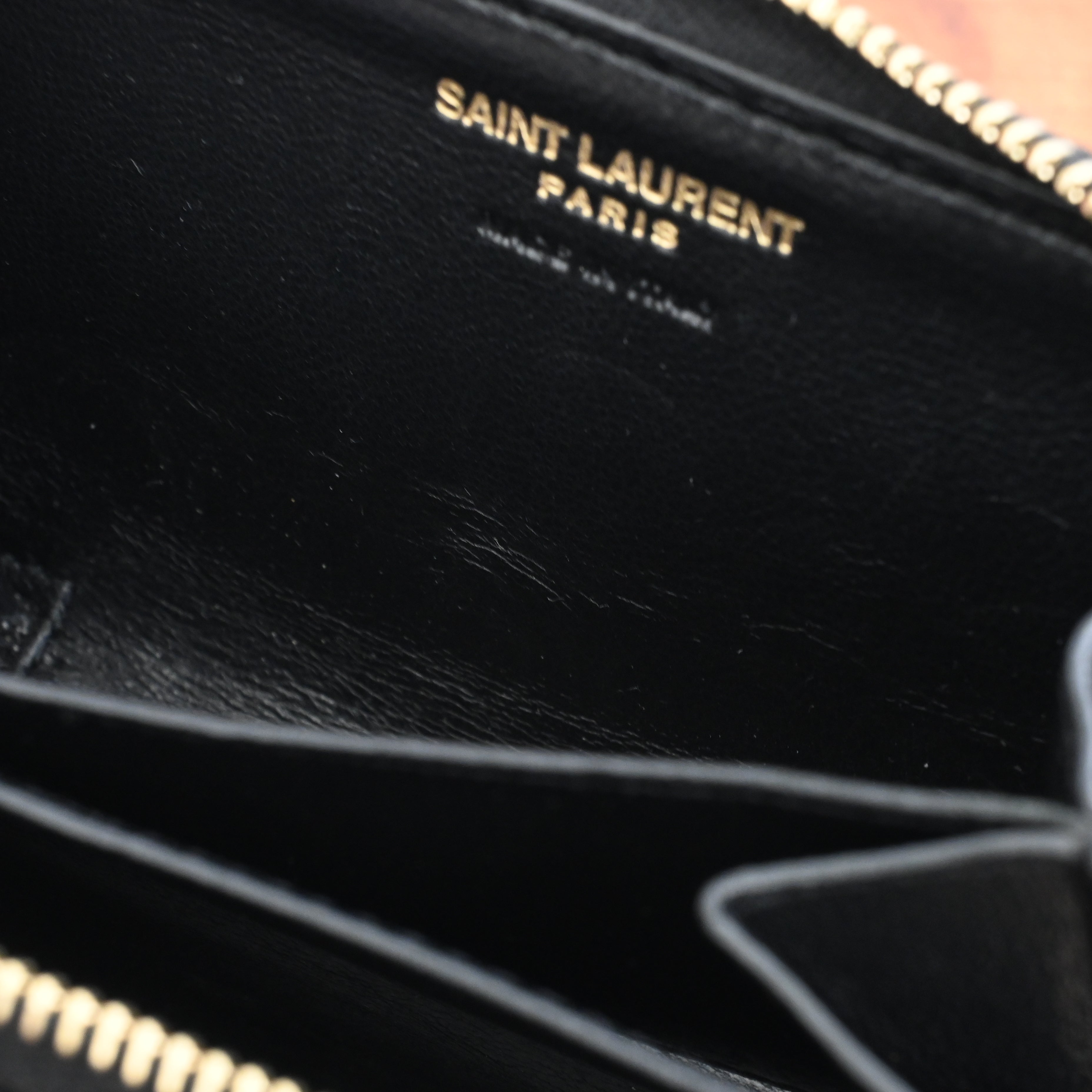 YSL Cassandre Matelasse Coin Card Wallet