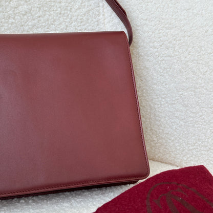 Must de Cartier Messenger Bag in Bordeaux