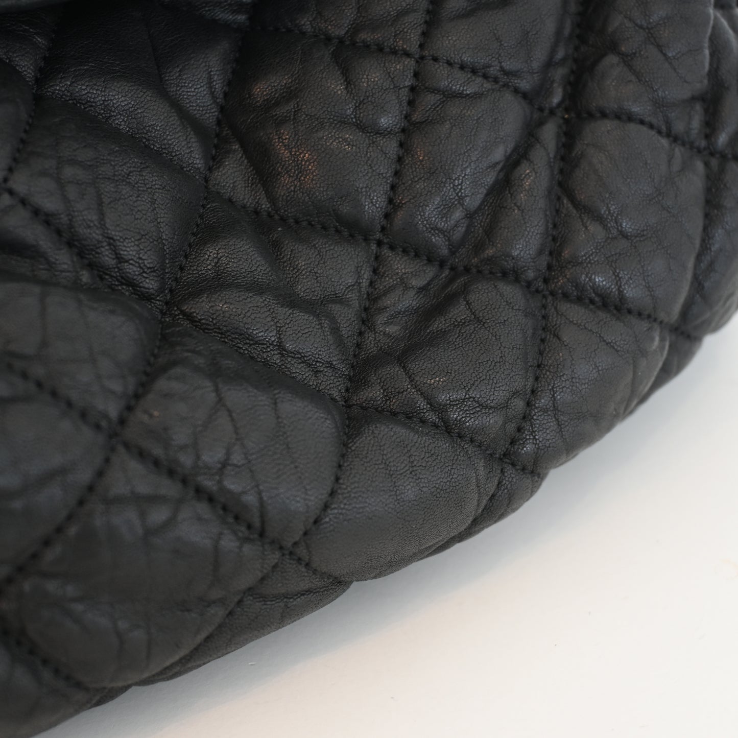 Chanel Chain Around Aged Calfksin Hobo SHW