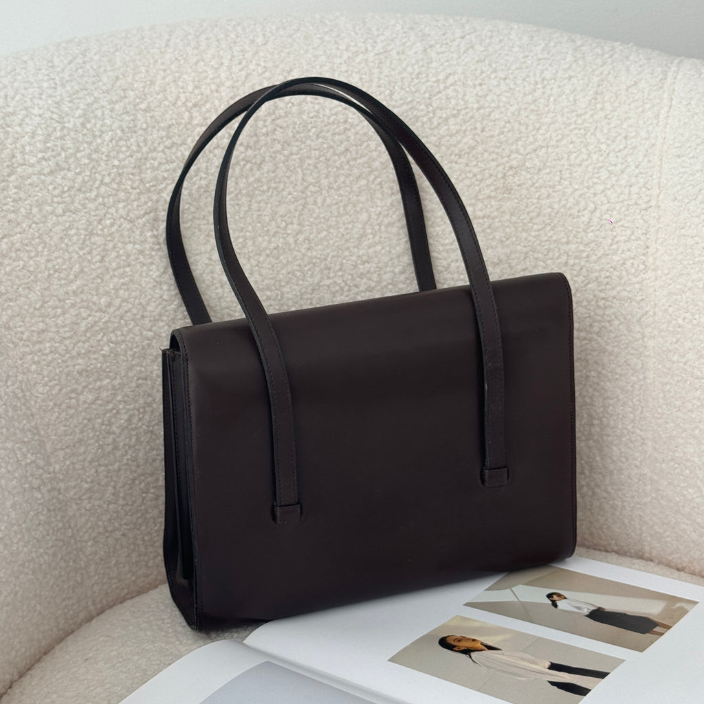 Dior Box Calf Shoulder Bag Vintage - Leluxe Vintage Sdn. Bhd.